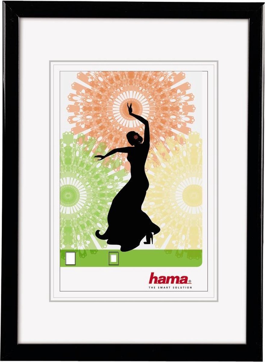 Hama "Madrid" Plastic Frame black 30 x 40 cm