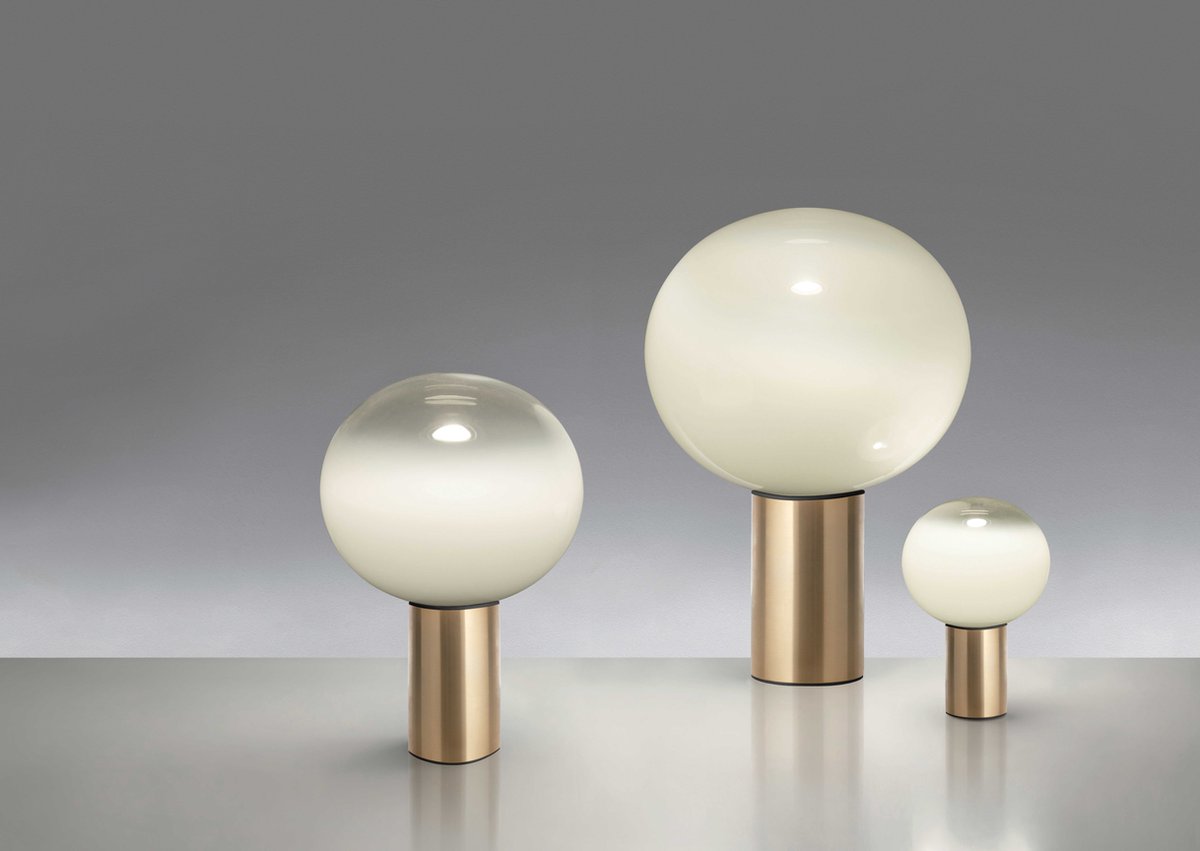 Artemide Lampe de table Laguna Ø16 cm Laiton