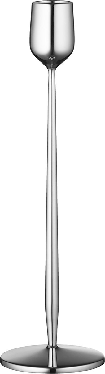 Gense Candelabro Dorotea 23,5 cm Acero brillante