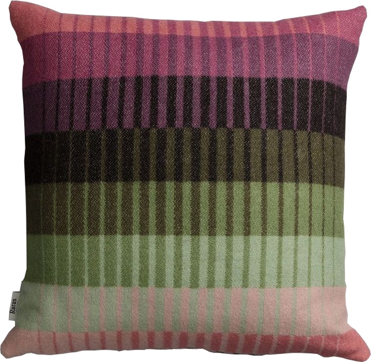 Røros Tweed Cojín Åsmund gradient 50x50 cm Pink-green