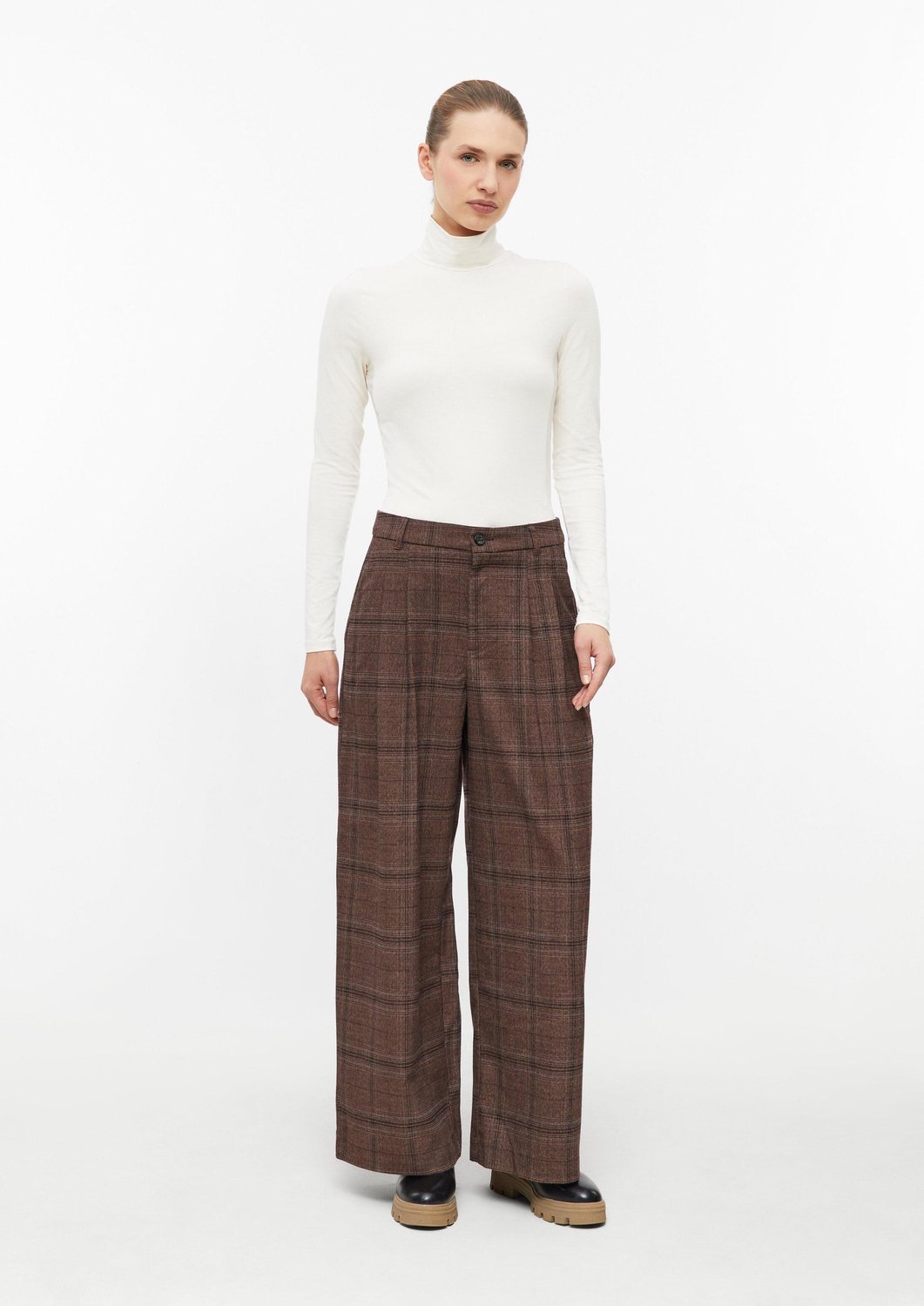 Karottenhose mit Falten Extra Weite Beinform Damen s.Oliver