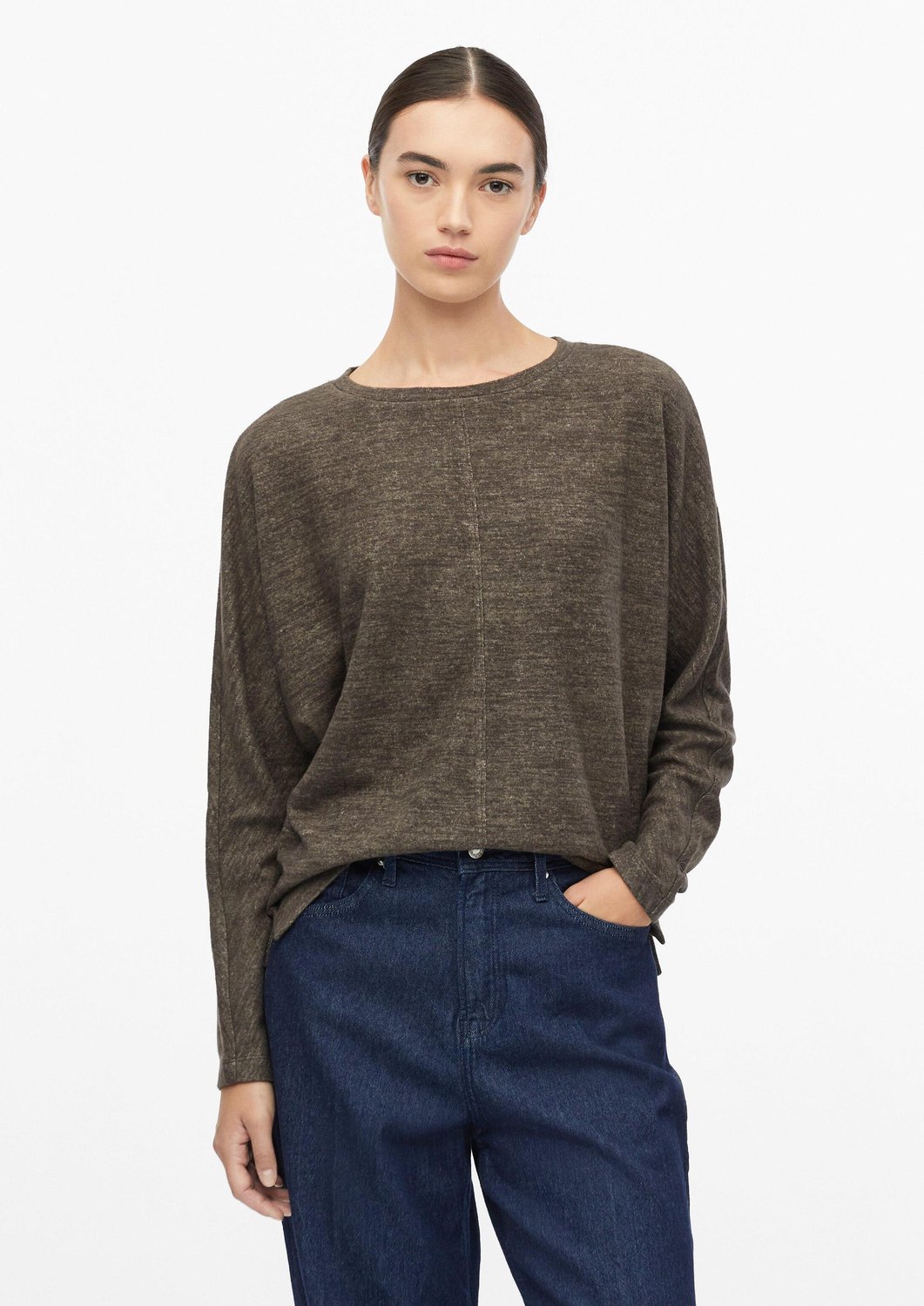 Relaxed Fit Fledermausärmeln T-Shirt Damen s.Oliver