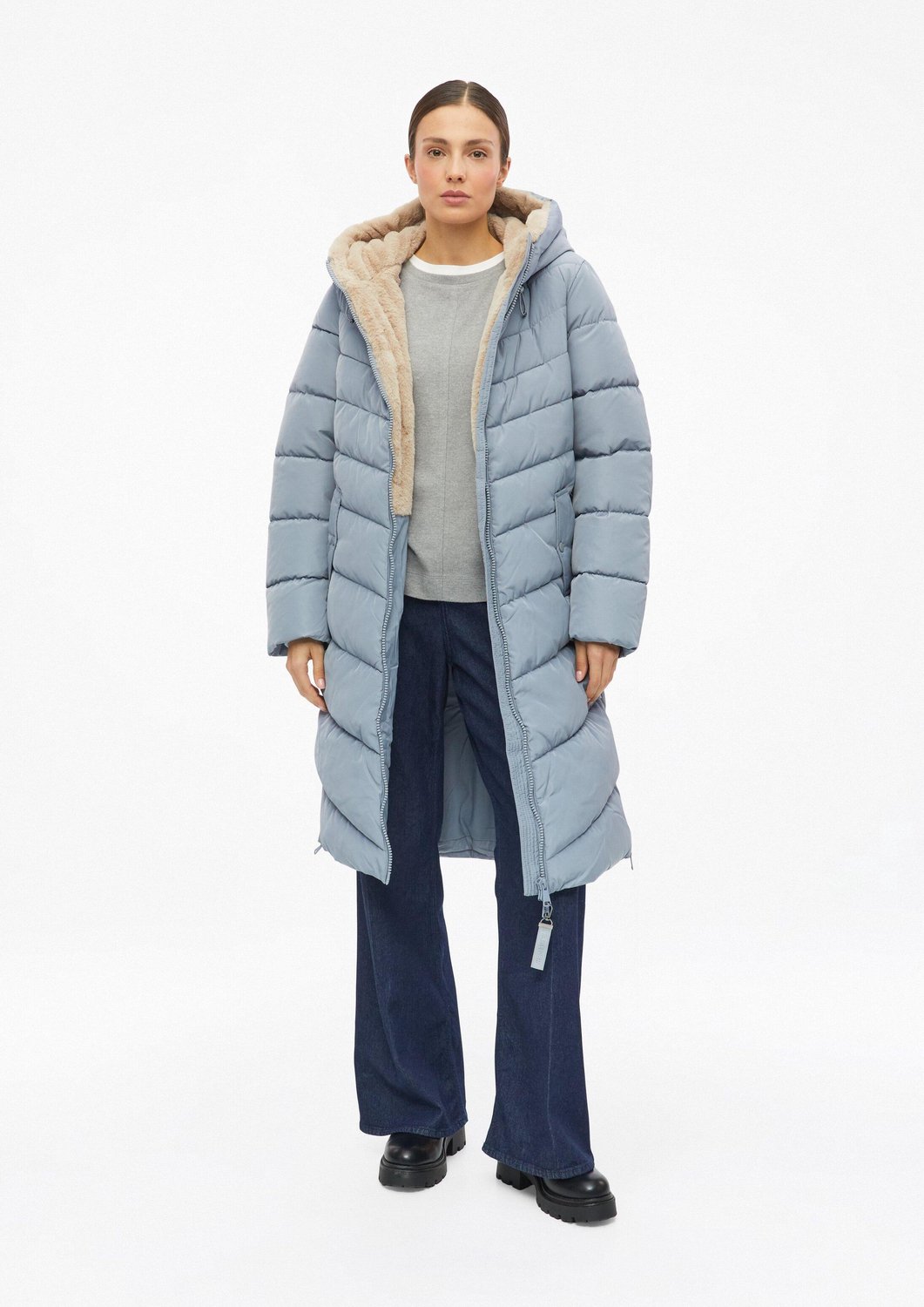 Damen Steppjacke mit Fellkapuze s.Oliver