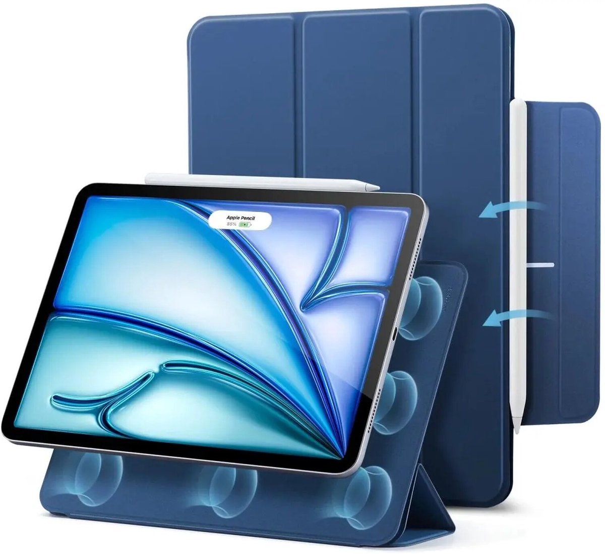 ESR Rebound Magnetic Case for iPad Air 10.9" (2020/2022) / 11" (2024/2025/2026) - Navy Blue