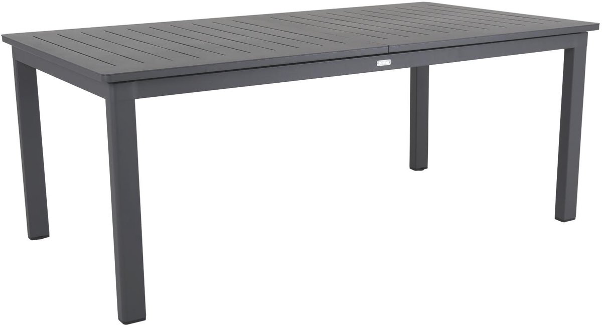 Brafab Mesa de comedor extensible Lomma Anthracite 194-312 cm