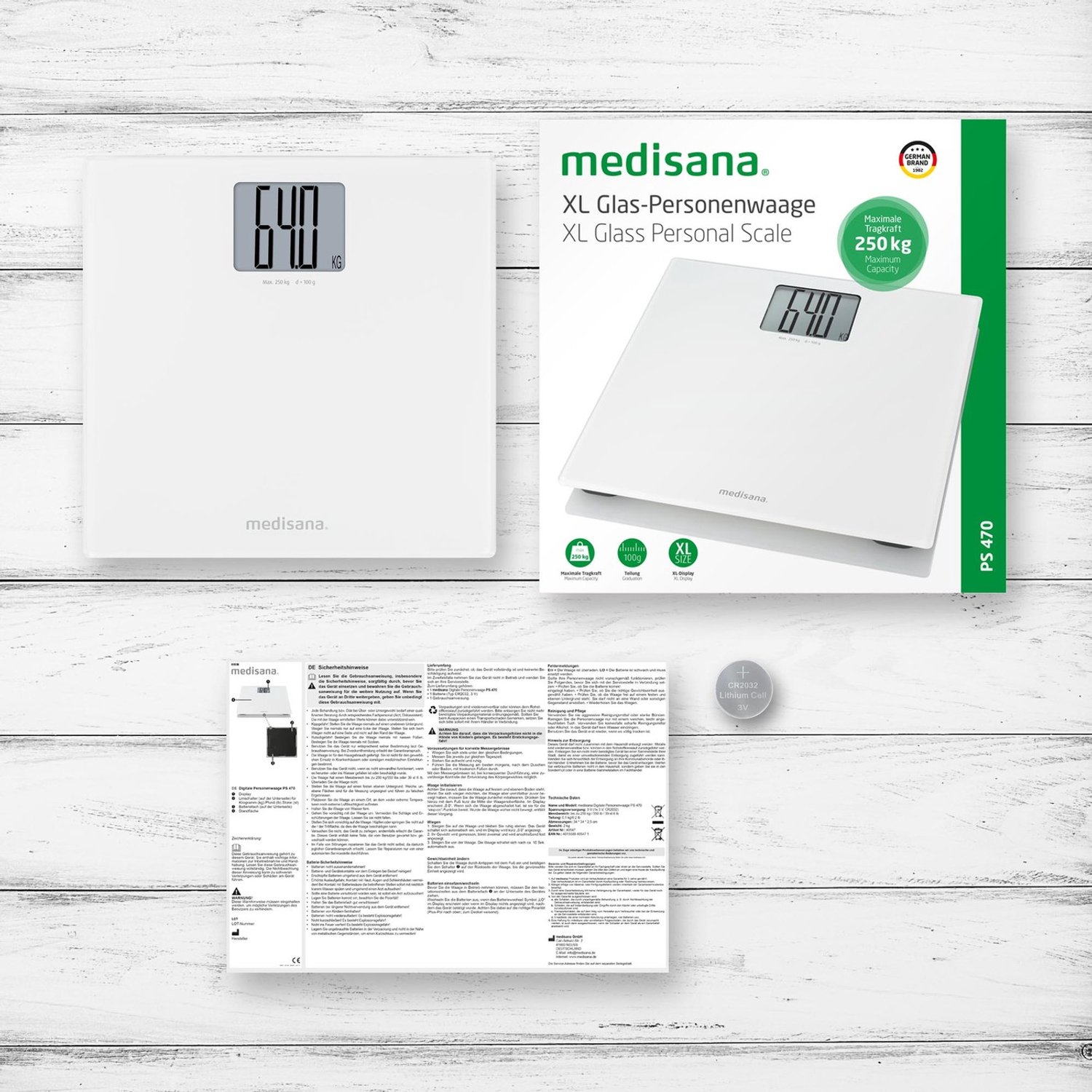 MEDISANA PS 470 - bathroom scales