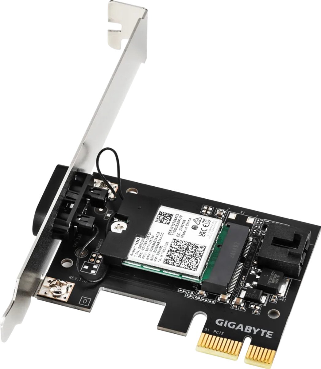 GIGABYTE GC-WFAX210 Intel Wi-Fi 6E Tri-Band PCIe Network Card with Bluetooth 5.2