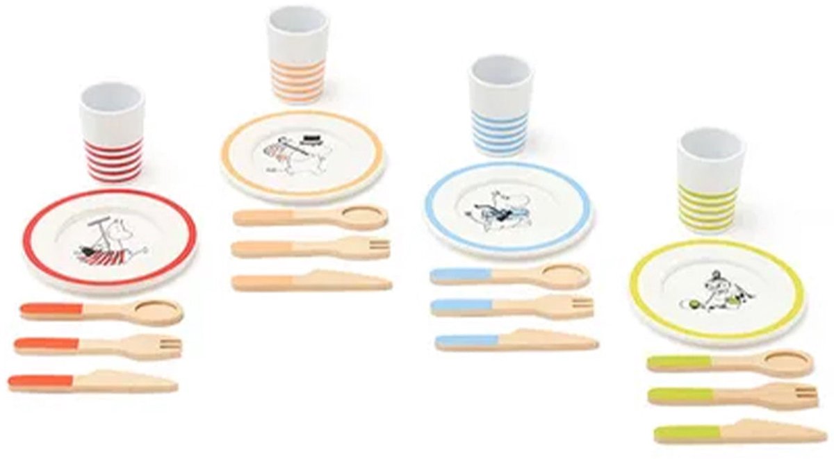 Kid's Concept Servizio da tavola Mumin 16 pezzi