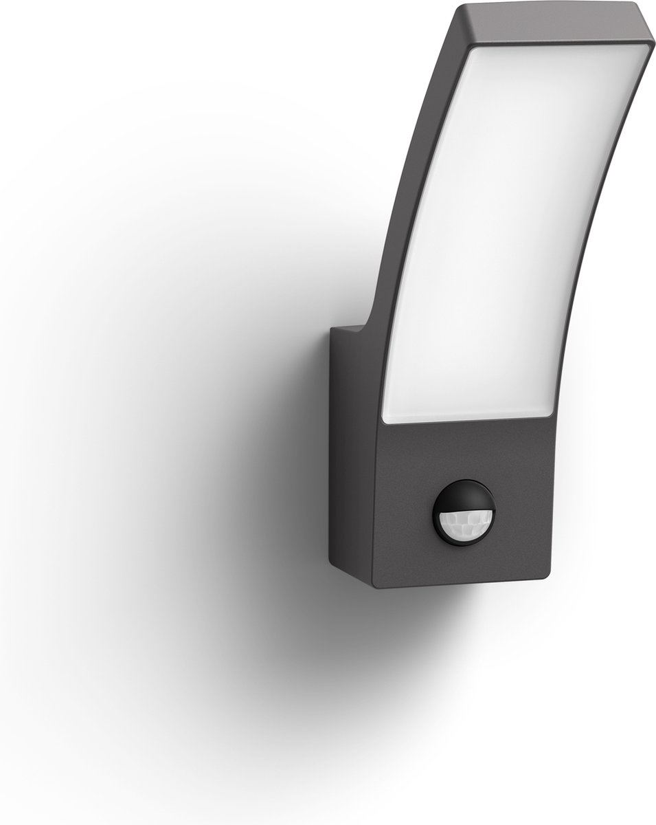 Philips Splay IR Wall Anthracite 12W 27K HV (sensor)