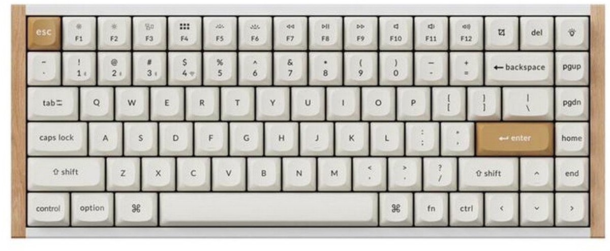 Keychron K2 HE - Special Edition - keyboard - magnetic switch custom - 75% - white Input Device