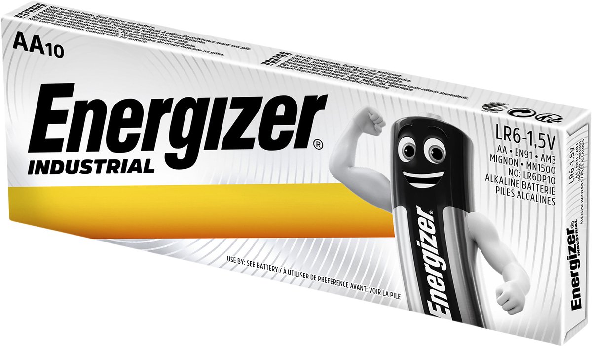 Energizer Industrial battery - 10 x AA type - Alkaline