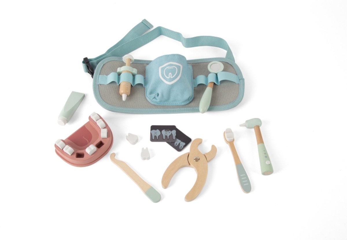 Dantoy Wooden Dentist Set - 19 pcs