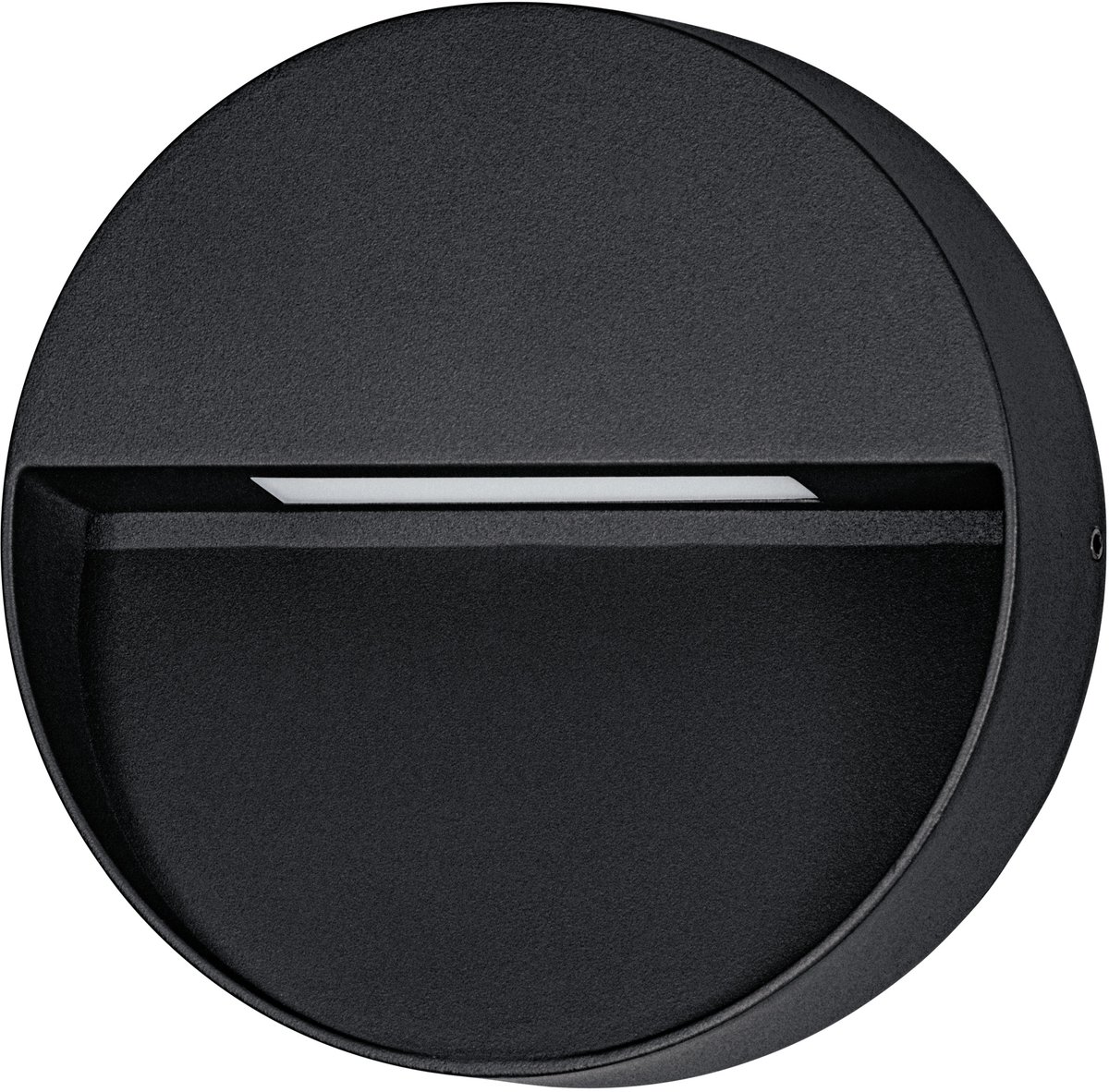 EGLO Maruggio udendørs væglampe, Ø150 mm, sort