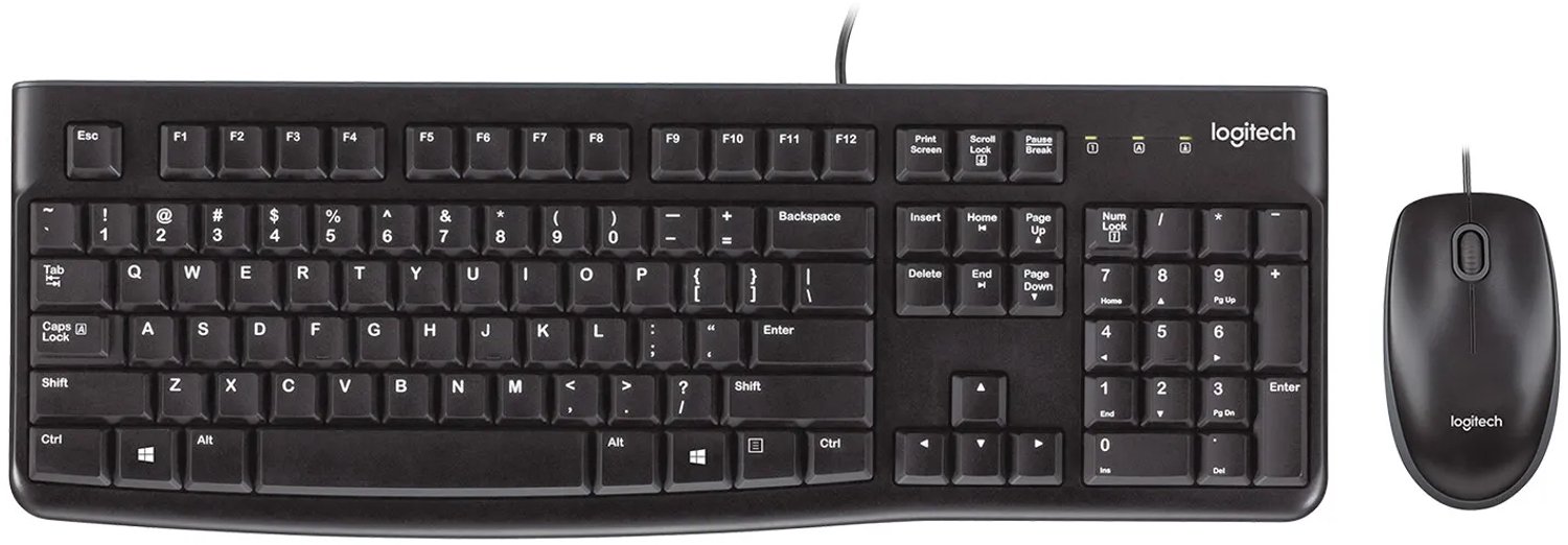 Logitech Desktop MK120 - Tastatur & Mus sæt - Ungarsk