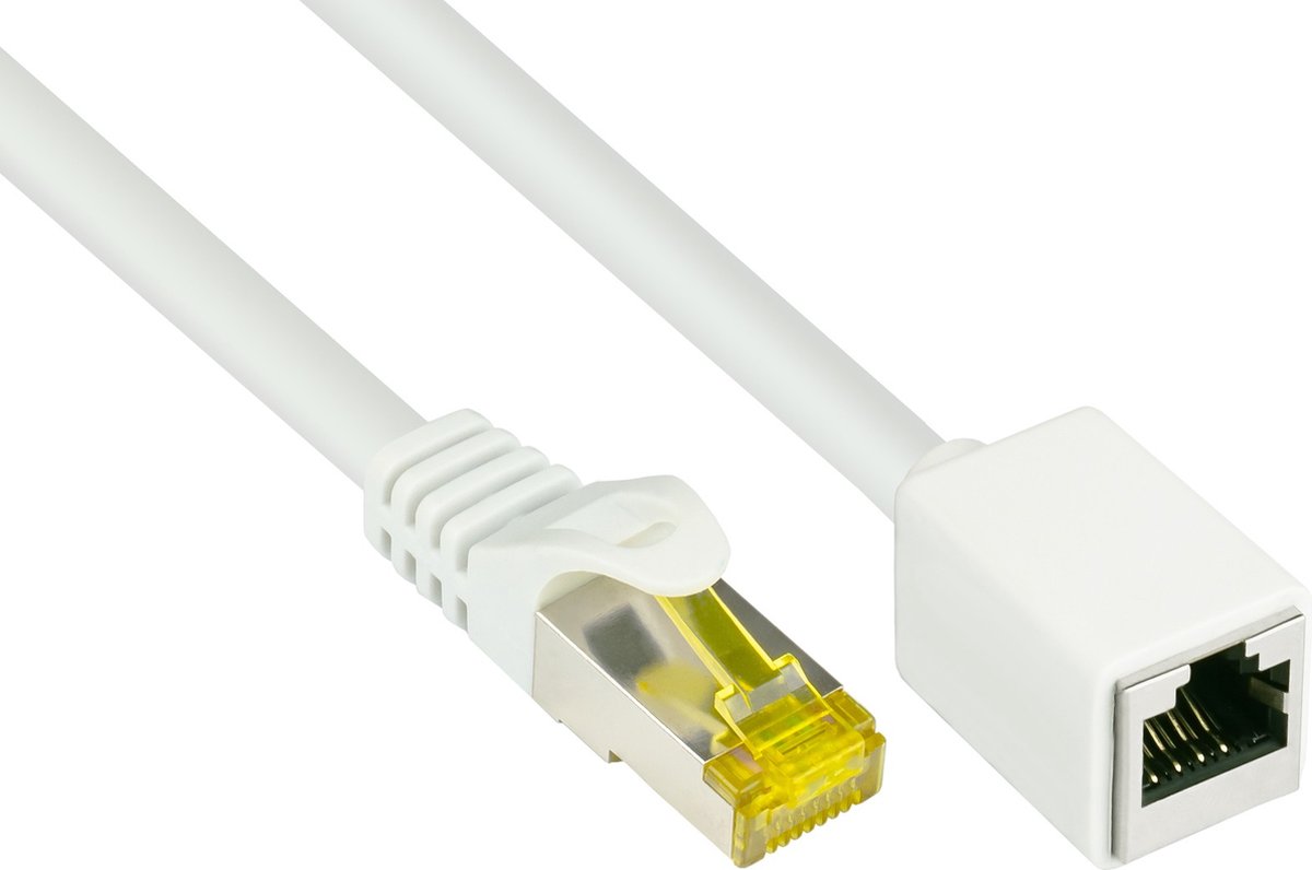 Alcasa electronik Good Connections RNS patch extension cable - 5 m - white - Hvid