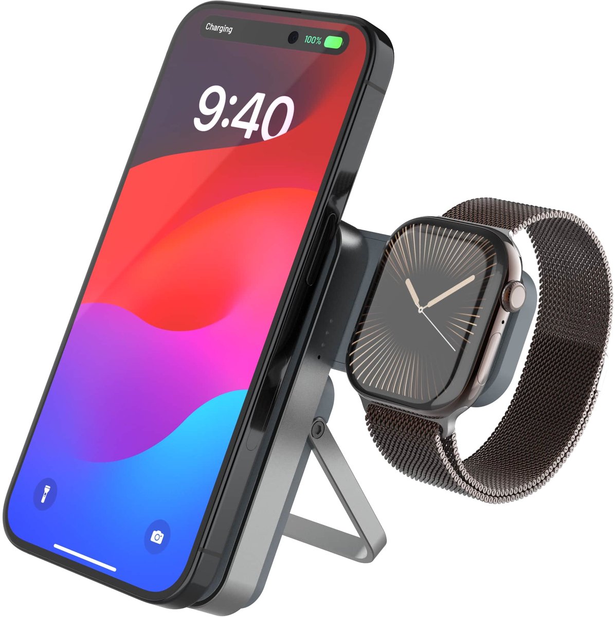 FIXED MagZen 5 wireless power bank - stand - Li-pol - USB-C - 20 Watt