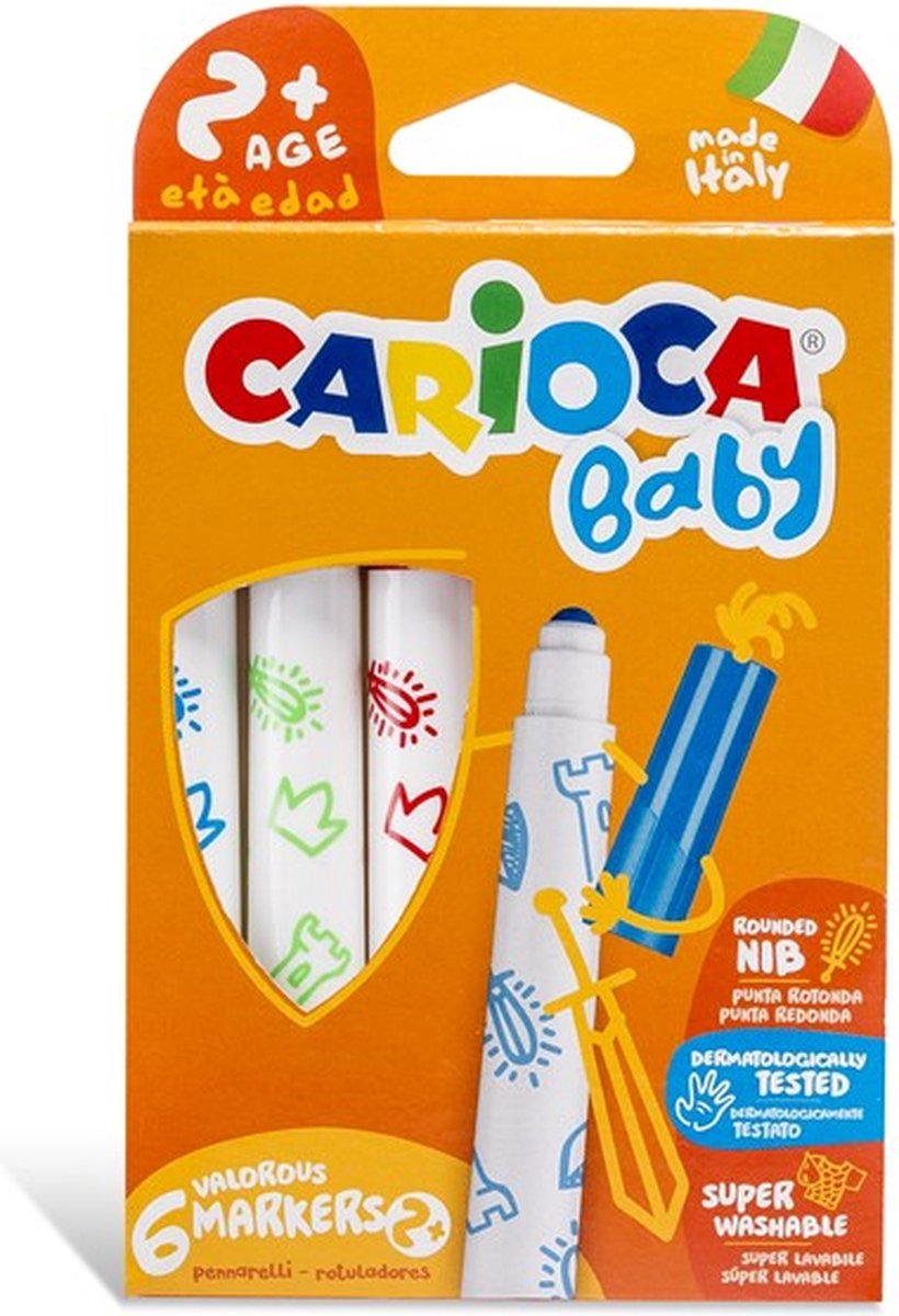 Carioca BABY Marker 6 stk. 2+