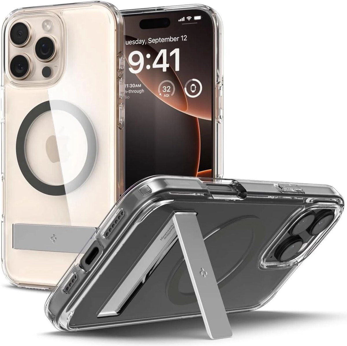 Spigen Ultra Hybrid S MagSafe - graphite - iPhone 16 Pro