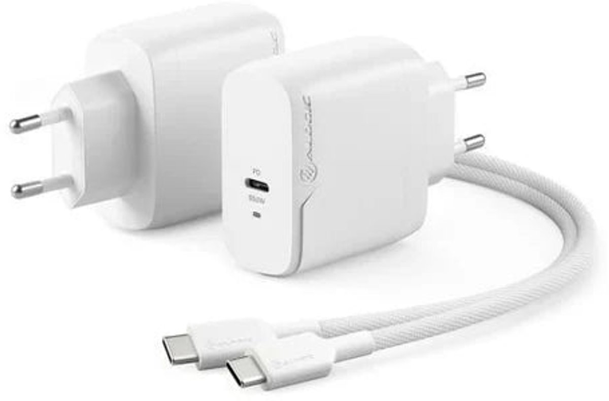 ALOGIC 1X65 Rapid Power 65W GaN Charger - Incl. 2m USB-C Charging Cable