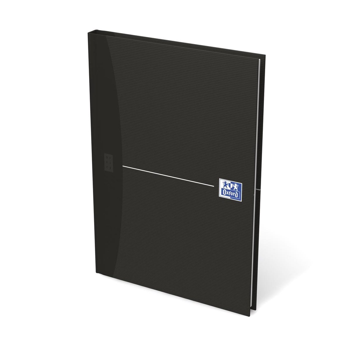Oxford Smart Black Indbunden Notesbog A5, Linjeret, Sort