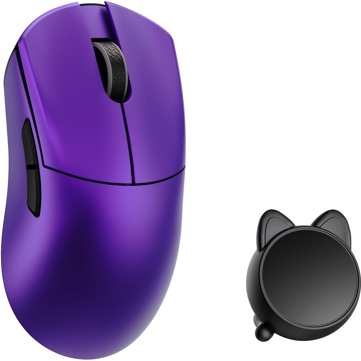 WLMouse HUAN Stainless Magnesium Alloy / Wireless 8K - Gaming Mus - Optisk - 5 knapper - Lilla