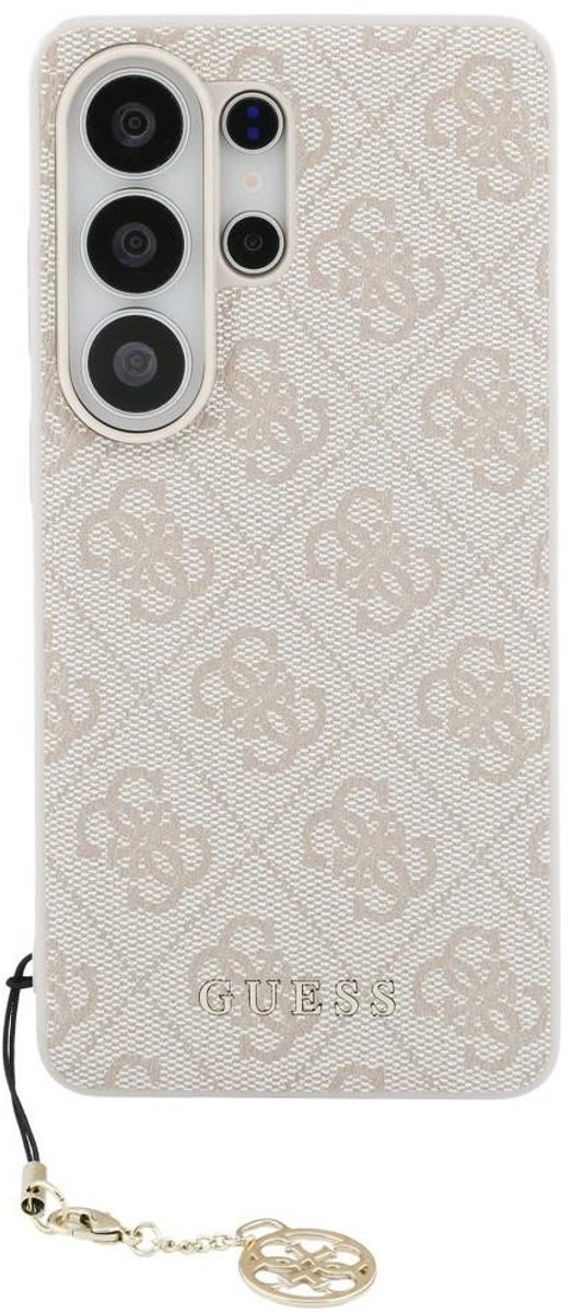 GUESS 4G Classic Logo Charm MagSafe Case for Samsung Galaxy S26 Ultra - Pink