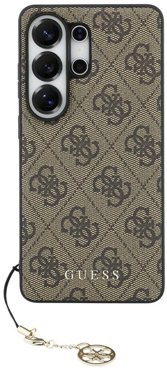 GUESS 4G Classic Logo Charm MagSafe Case for Samsung Galaxy S26 Ultra - Brown