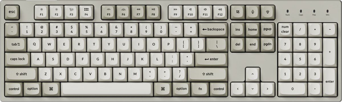Keychron C2 Pro 8K - Wired Mechanical Keyboard - U
