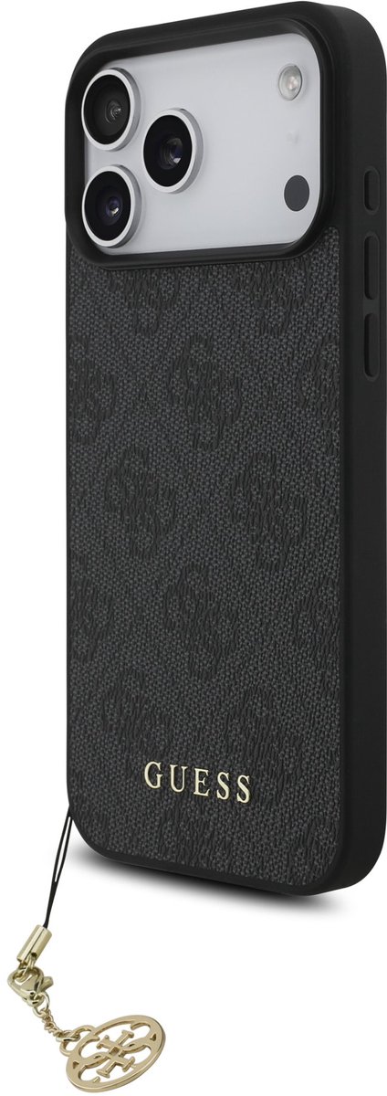 GUESS 4G Charms Collection MagSafe case for iPhone 17 Pro Max - black