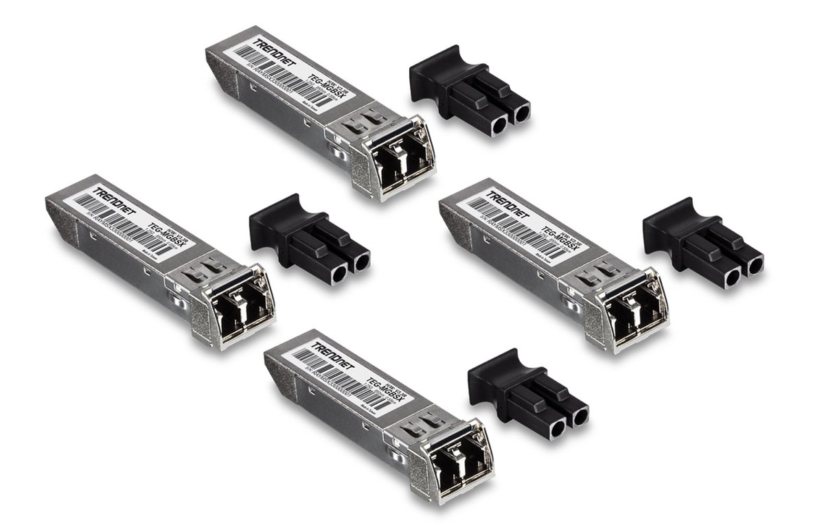 TRENDnet TEG-MGBSX/4 - SFP (mini-GBIC) transceiver module - TAA Compliant