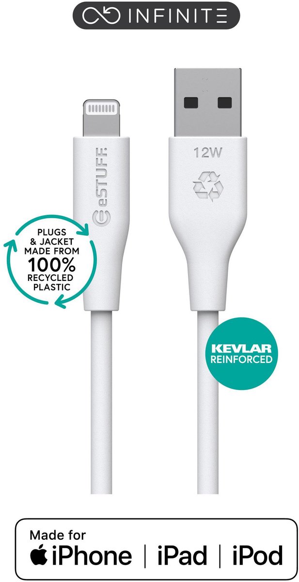 eSTUFF INFINITE Lightning cable - MFI Certified - 2 m