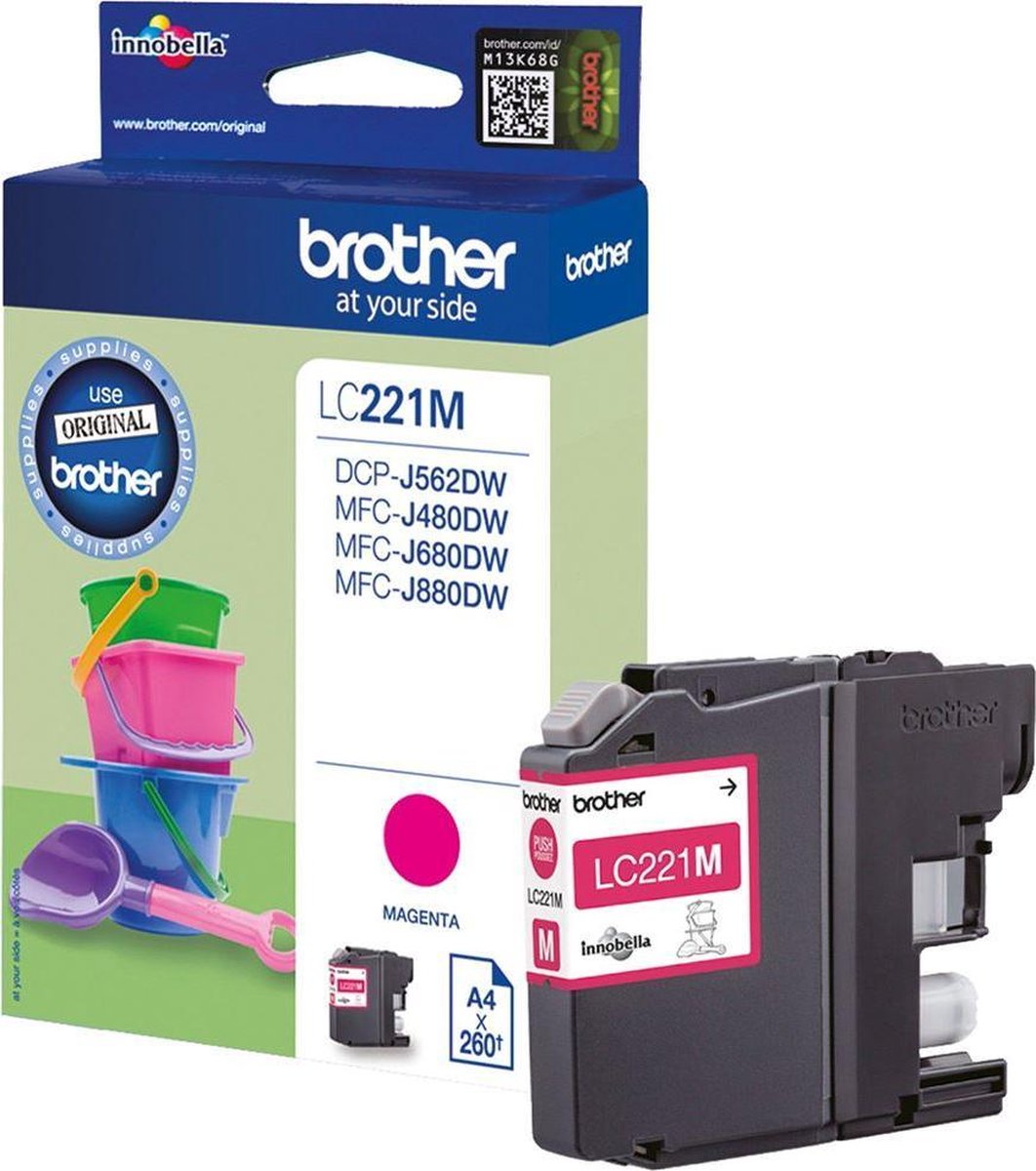 Brother LC 221M - Magenta Ink