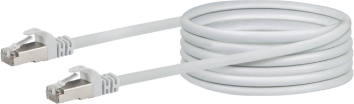 Schwaiger network cable - 15 m - white - Hvid - 15m