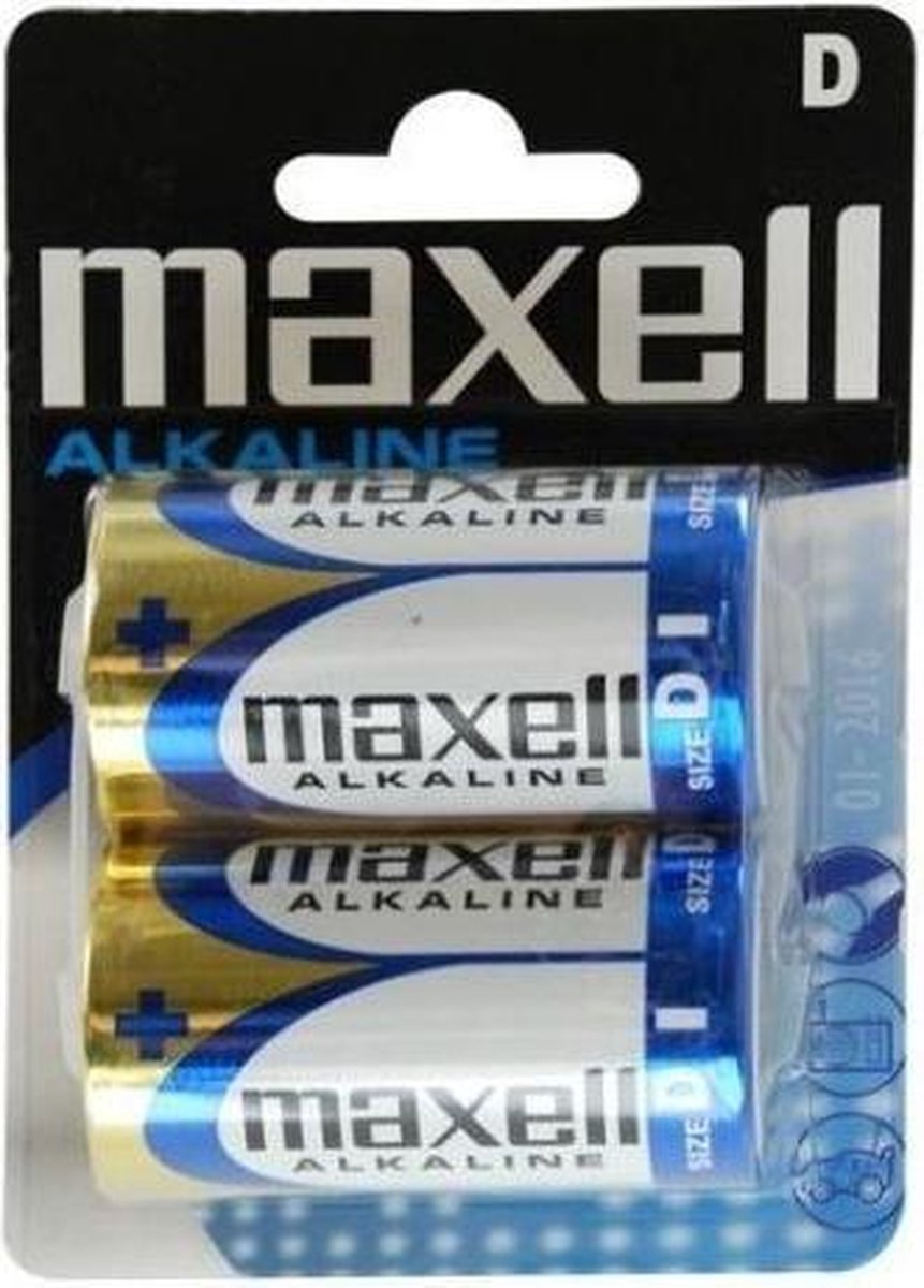Maxell Battery - Alkaline D - 1 Pack