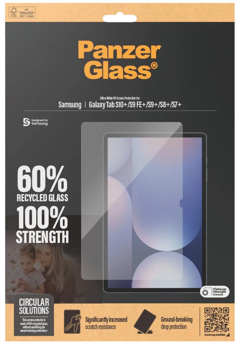 PanzerGlass Galaxy Tab S7+/S8+/S9+/S9 FE+/S10+ Skärmskydd