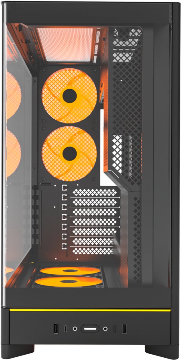 Montech HS02 PRO - Chassi - Miditower - Svart