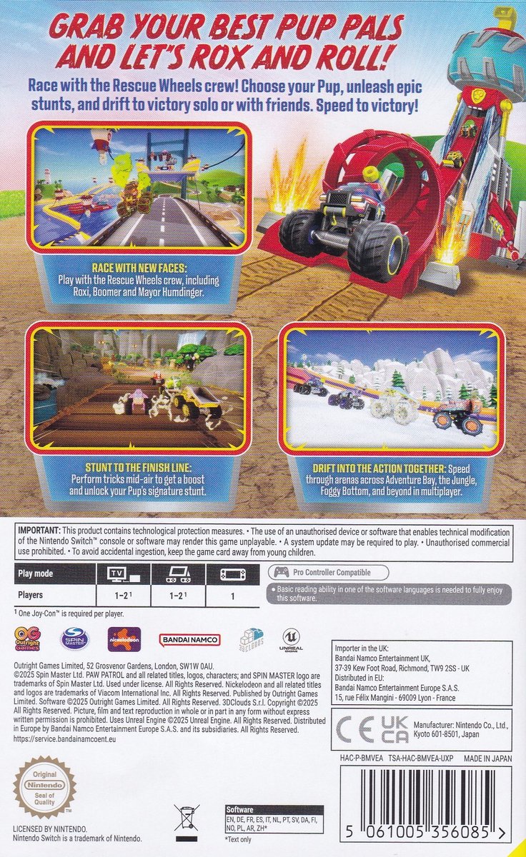 Paw Patrol: Rescue Wheels Championship (NSW)