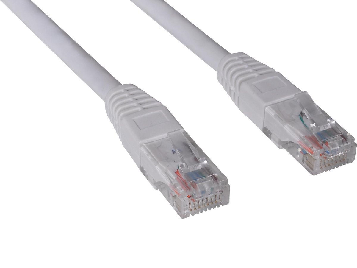 Sandberg SAVER - patch-kabel - 10 m - Vit - 10m