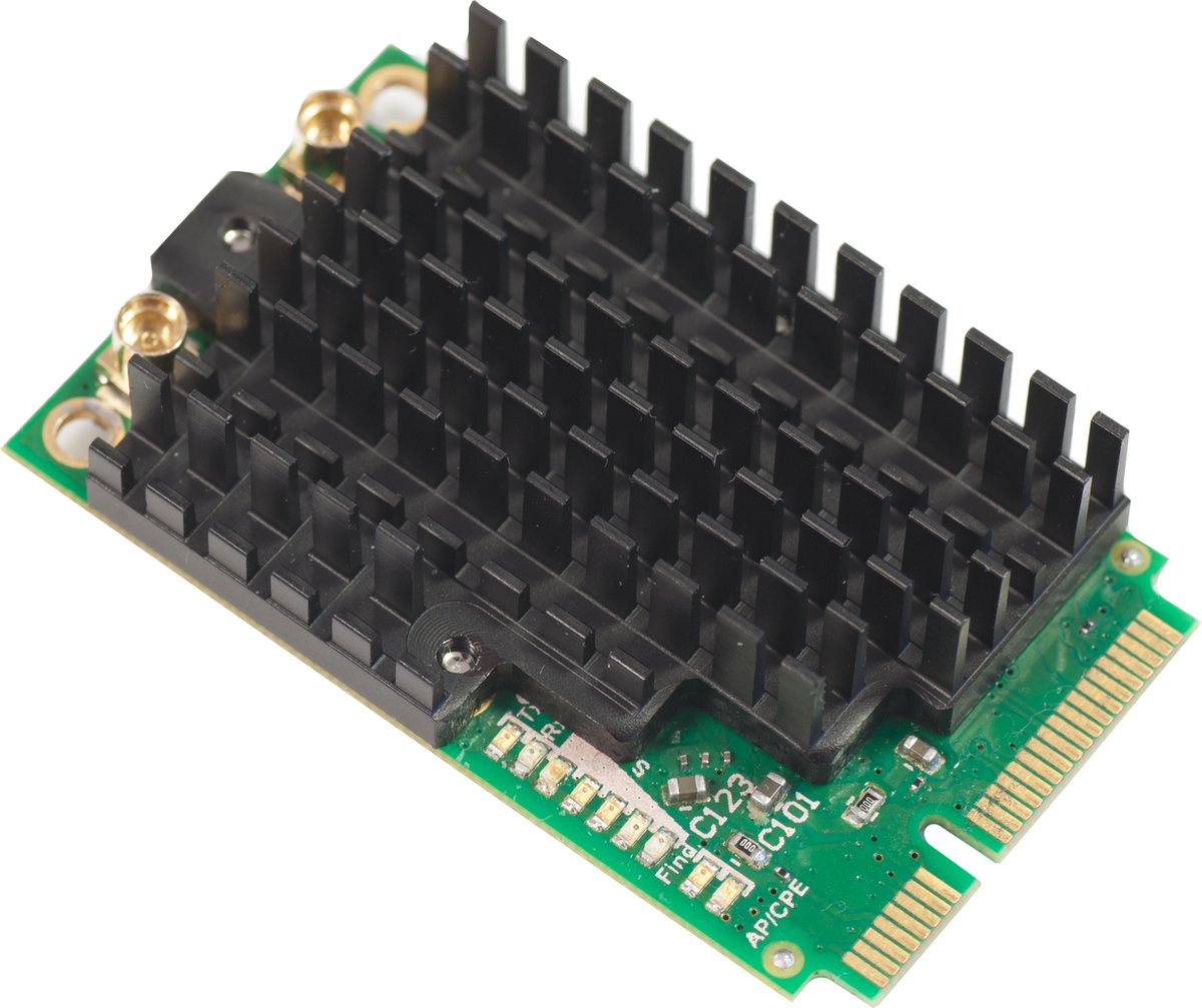 Mikrotik 802.11a/n 5ghz High Power Mini Pcie Card With 2 Mmcx-connectors
