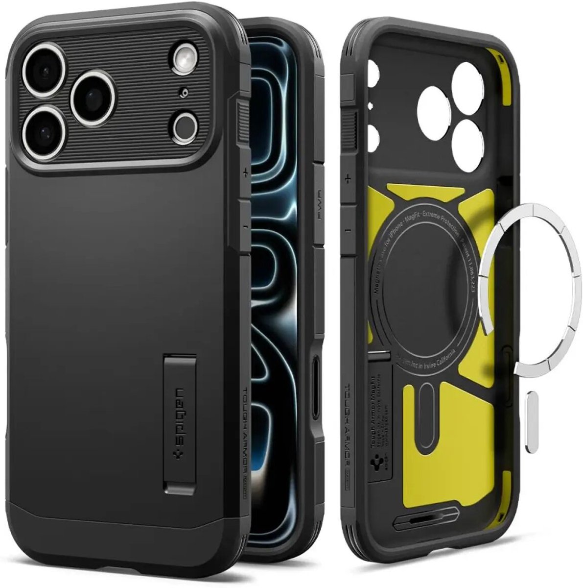 Spigen Tough Armor T MagSafe - black - iPhone 18 Pro/17 Pro