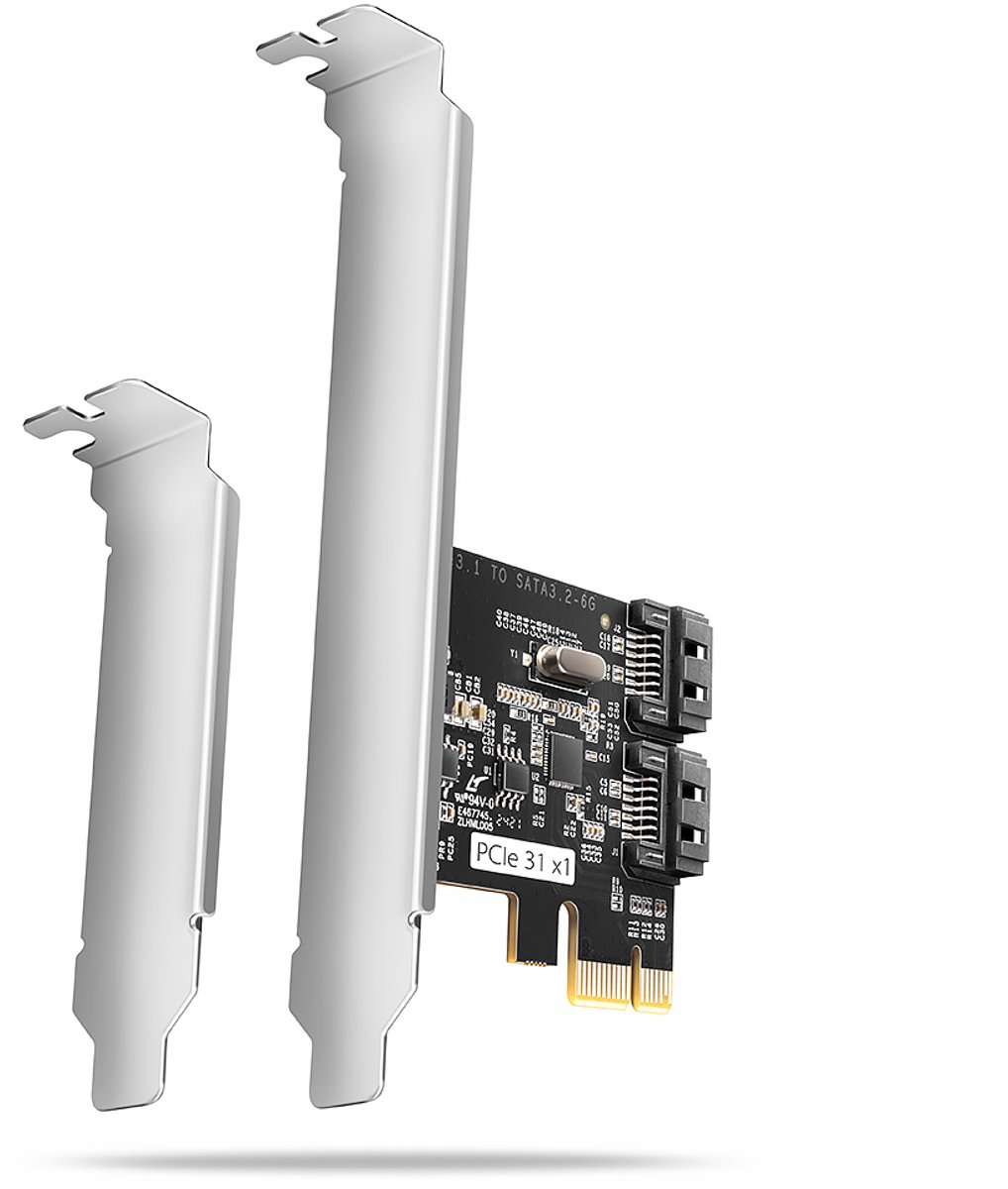 AXAGON 2 × intern SATA 6G-port PCIe-kontroller