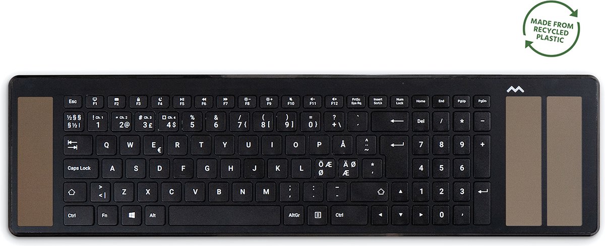 Mousetrapper Type Keyboard Trådbunden Och Trådlös Nordisk
