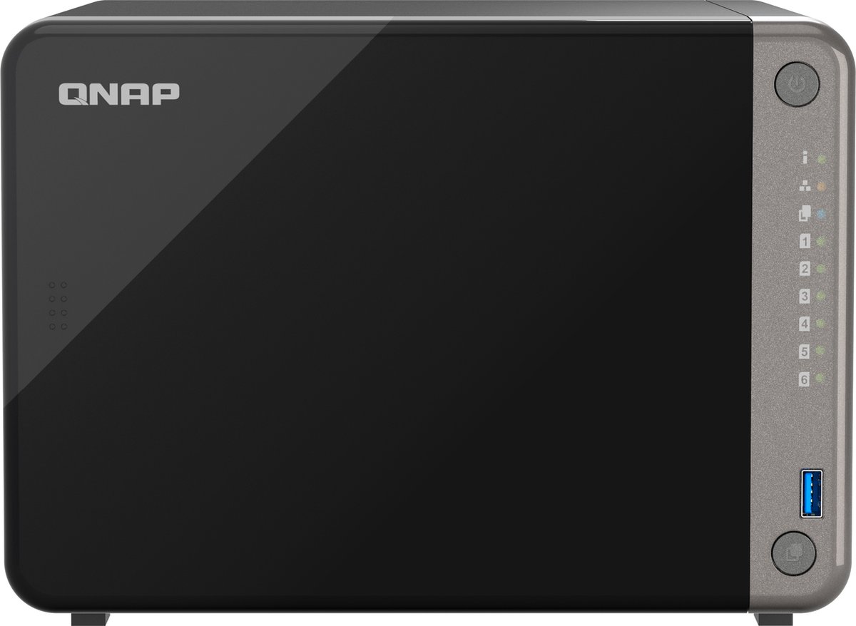 Qnap Ts-ai642-8g Nas- & Lagringsservrar Tower Arm Cortex-a76 8 Gb Svart