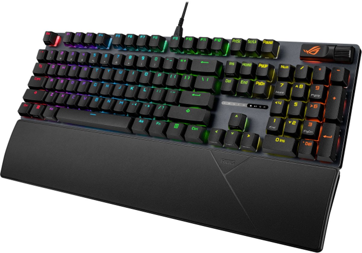 ASUS ROG Strix Scope II X Full Size - Gaming Tangentbord - Nordisk - Svart