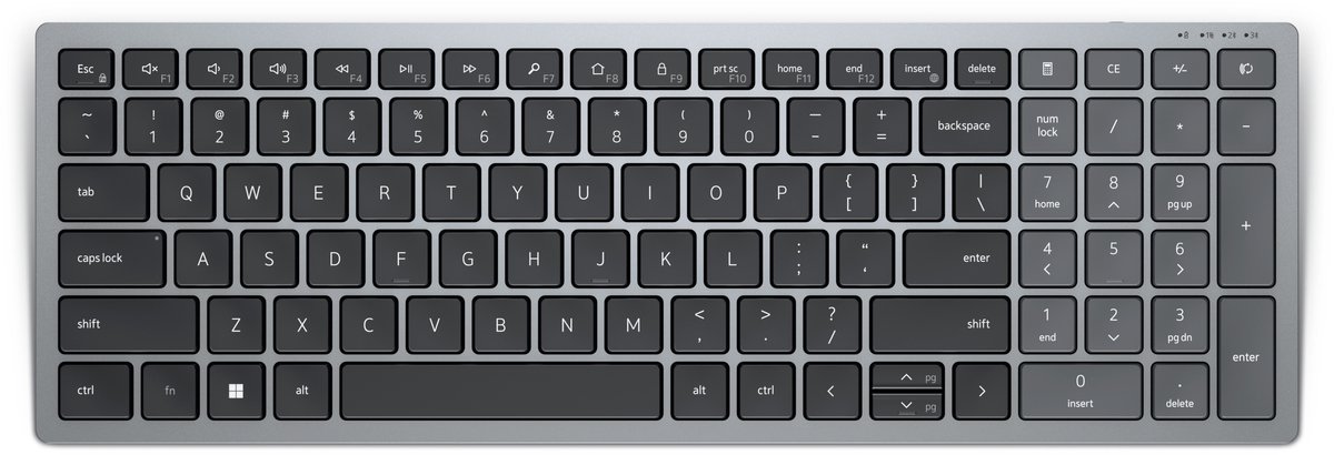 Dell Dell Kb740 Keyboard Trådlös Nordisk