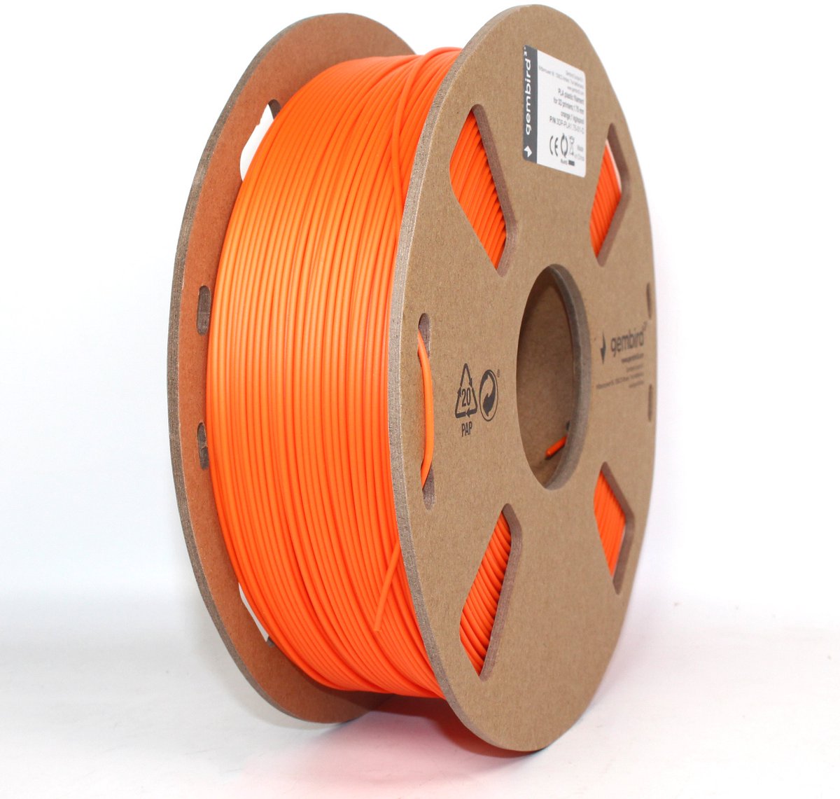 Gembird PLA filament - Orange - 1.75mm ø - 1 kg