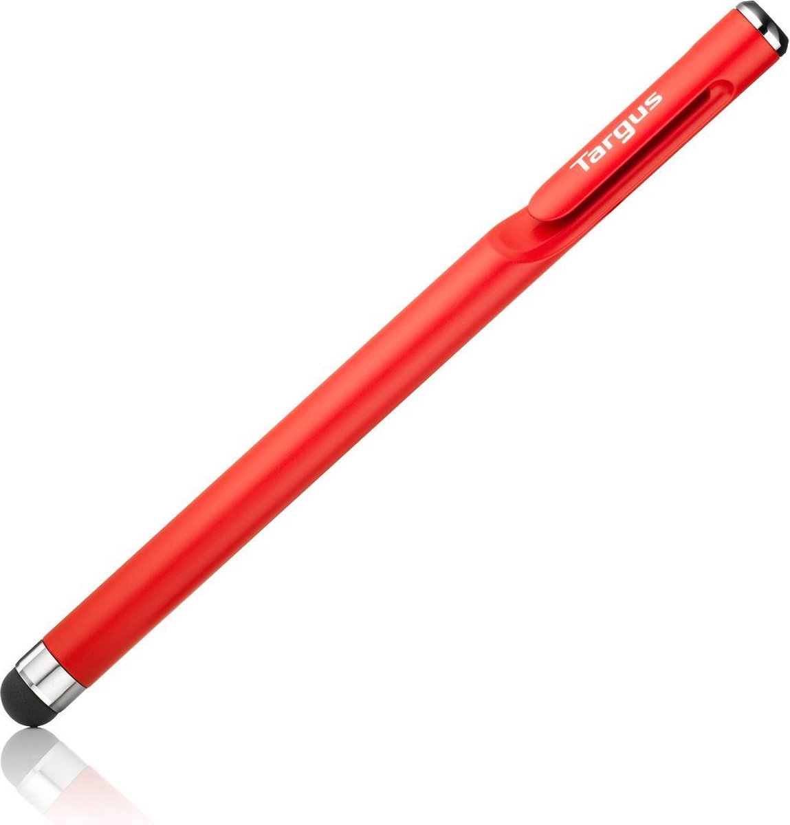 Targus Antimicrobial Smooth Stylus Pen For Smartphones and Touchscreens - Red