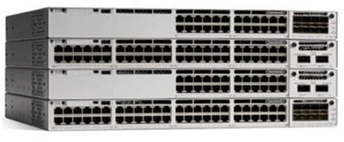 Cisco Catalyst C9300-24p-e Nätverksswitchar Hanterad L2/l3 Gigabit Ethernet (10/100/1000) Strömförsörjning Via Ethernet (poe) Stöd 1u Grå