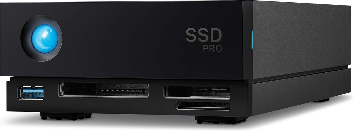 Lacie 2big Dock Hårddiskar 32 Tb Skrivbord Svart