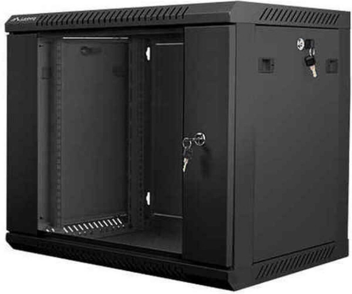 Lanberg WF01-6409-10B - 9U Wall-Mounted Rack Cabinet